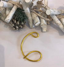 Load image into Gallery viewer, Initial Christmas Decoration, Wire Decor, Personalised Tree Ornament