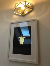 Load image into Gallery viewer, Turtle Foil Print Under The Sea Collection A4 Gold Foil Print