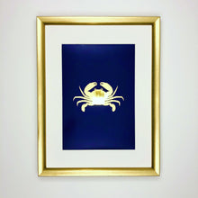 Load image into Gallery viewer, Crab Under The Sea Collection A4 Gold Foil Print