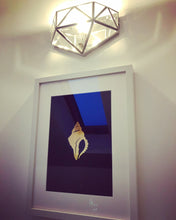 Load image into Gallery viewer, Conch Shell Under The Sea Collection A4 Gold Foil Print