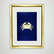 Load image into Gallery viewer, Crab Under The Sea Collection A4 Gold Foil Print
