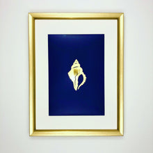 Load image into Gallery viewer, Conch Shell Under The Sea Collection A4 Gold Foil Print
