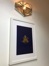 Load image into Gallery viewer, Octopus Under The Sea Collection Gold Foil Print
